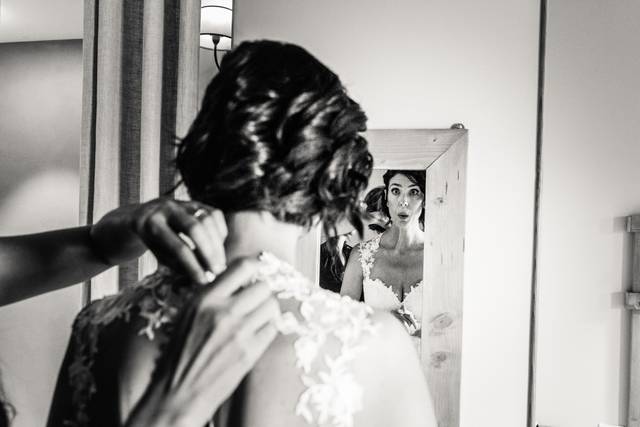Préparatifs de la mariée