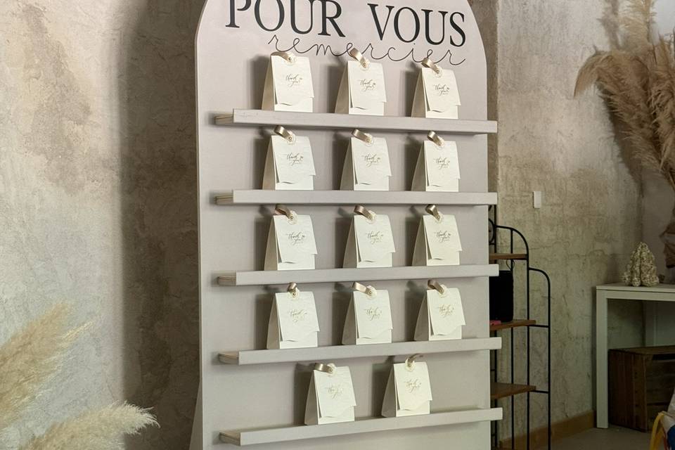 Panneau cadeaux