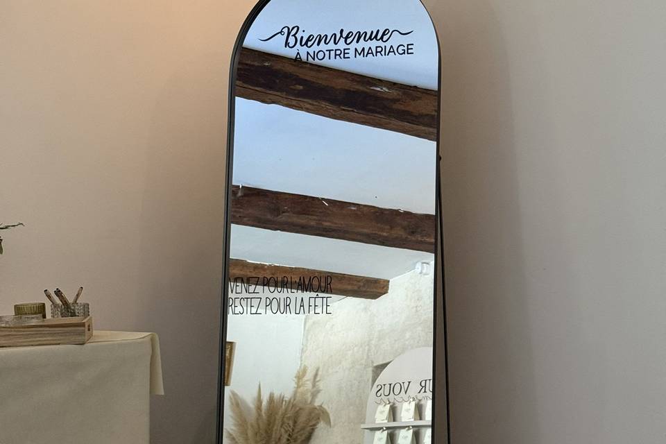 Miroir personnalisé