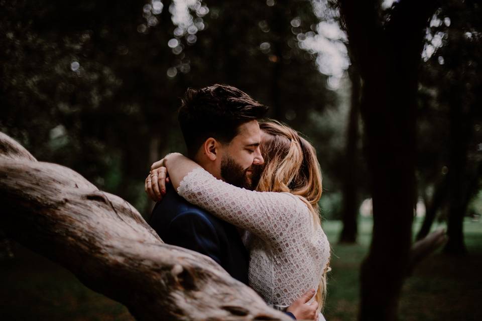 Couple mariage provence