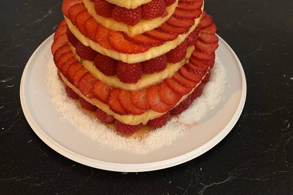 Gâteau de mariage coeur