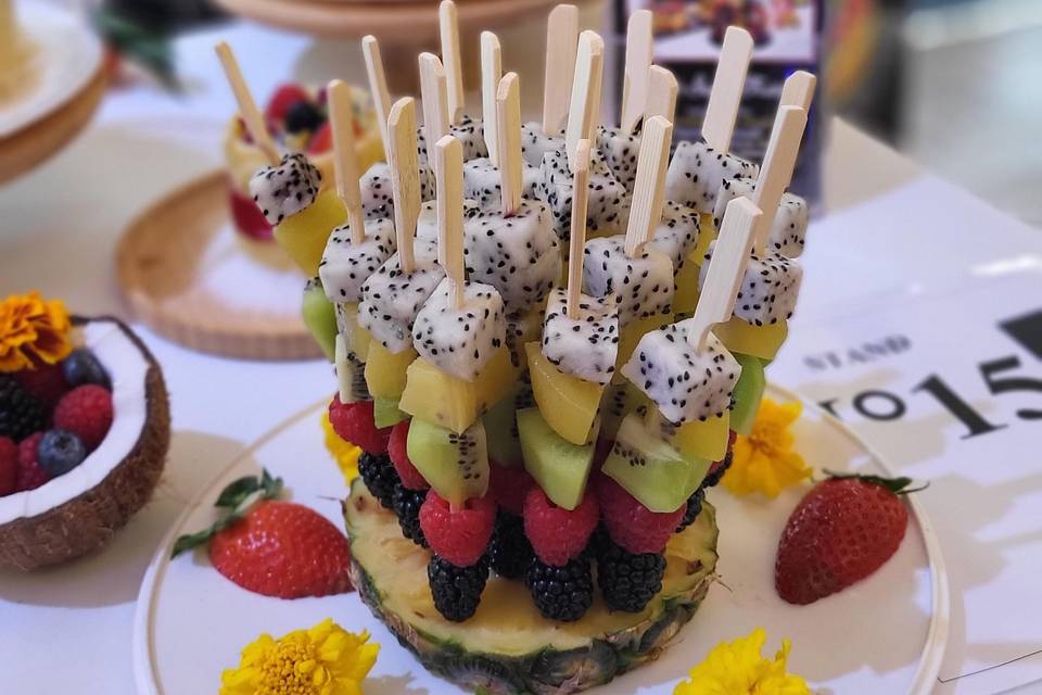 Brochette de fruits