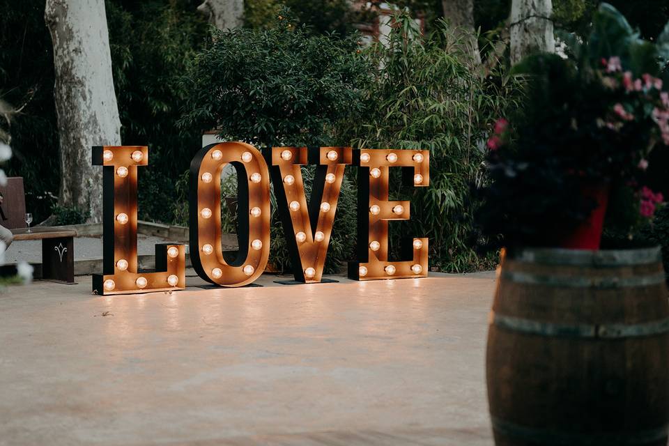Lettres LOVE