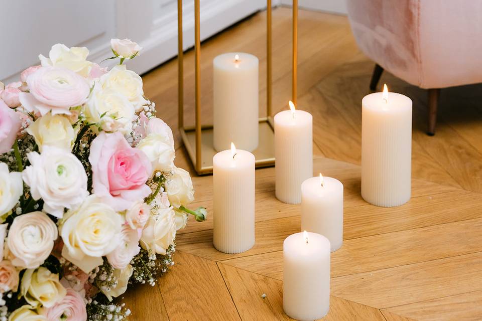 Blush champagne