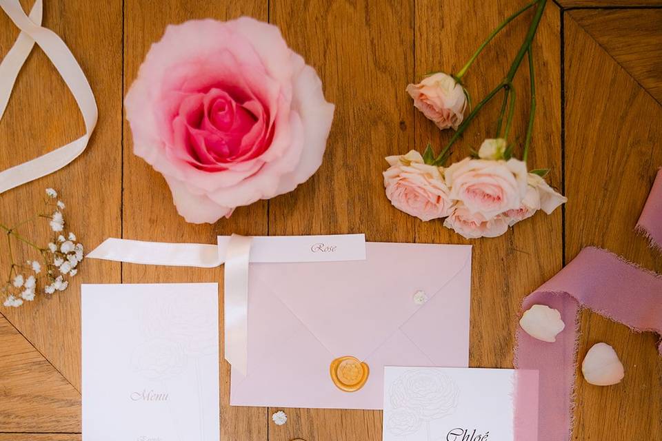 Blush champagne