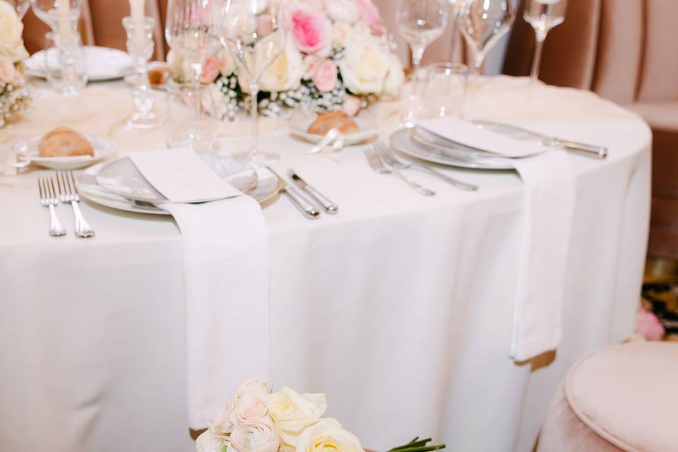 Blush champagne