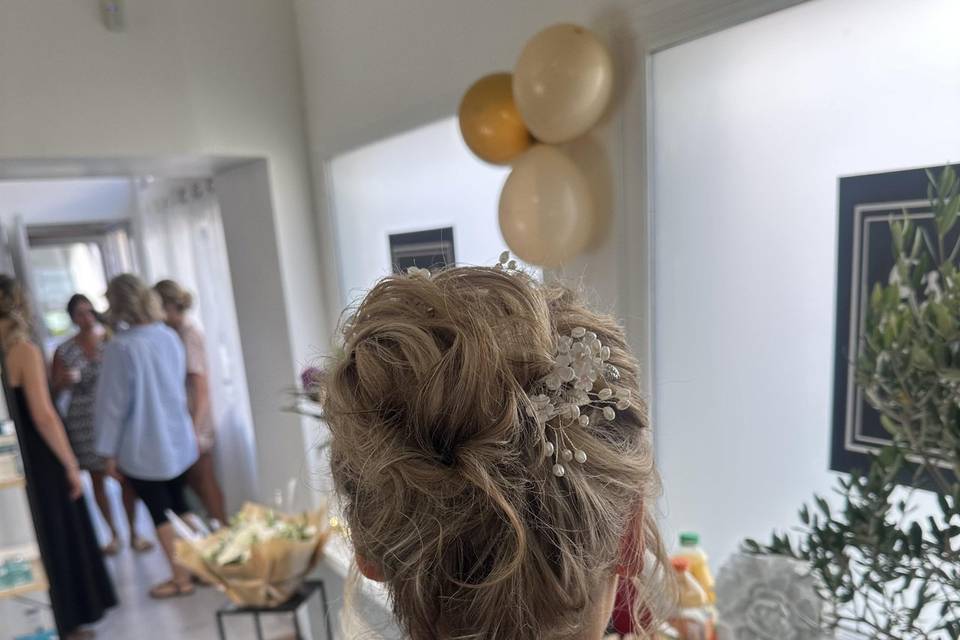 Chignon fleur