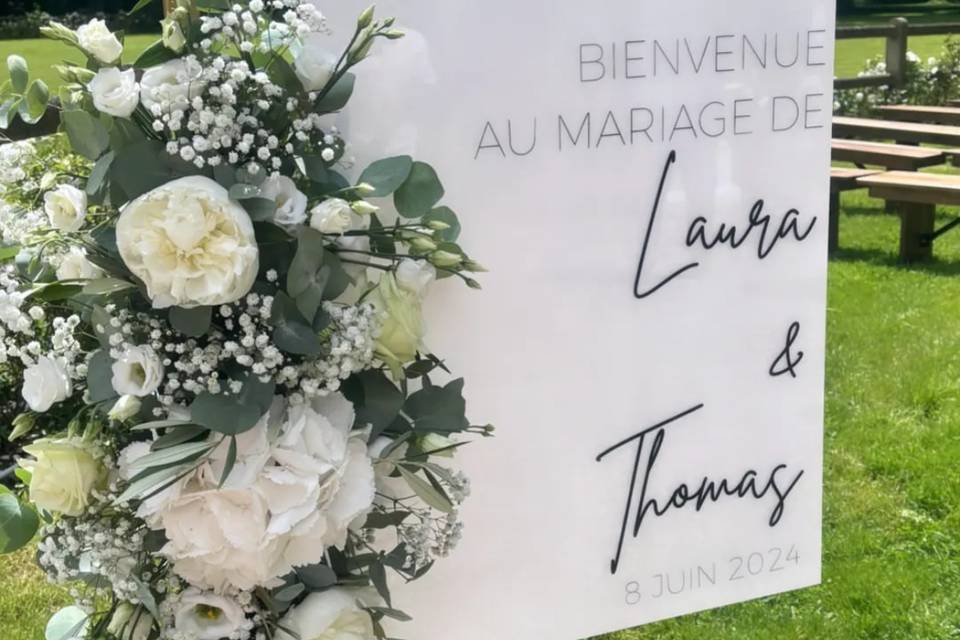 Panneau de bienvene