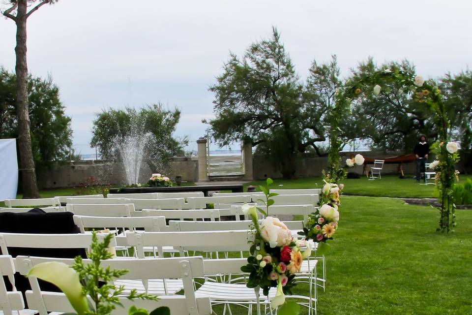 Bouquet rond de mariée