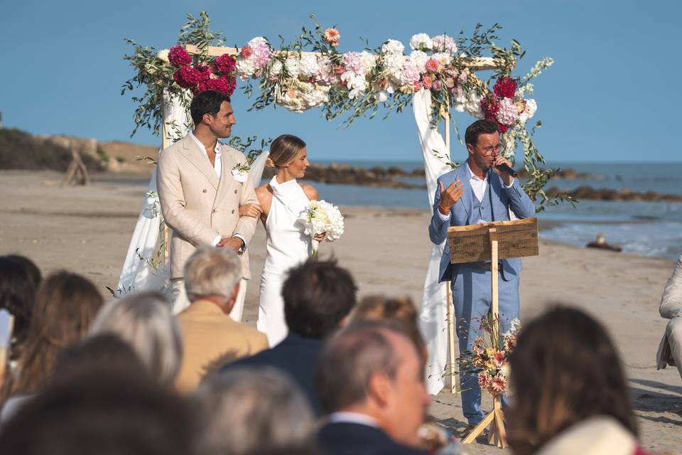 Cérémonie sur la plage