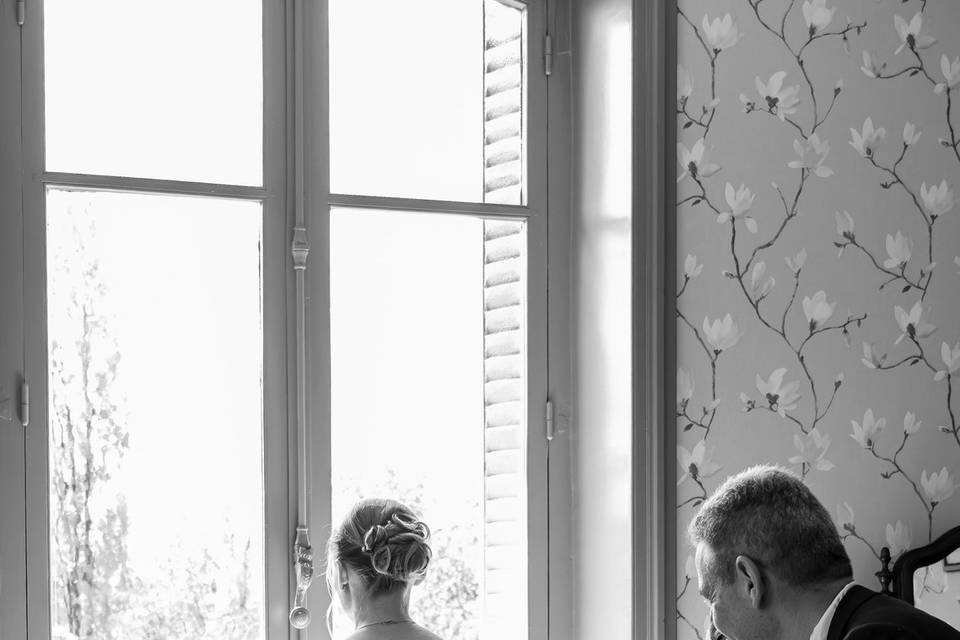Préparatifs de la mariée