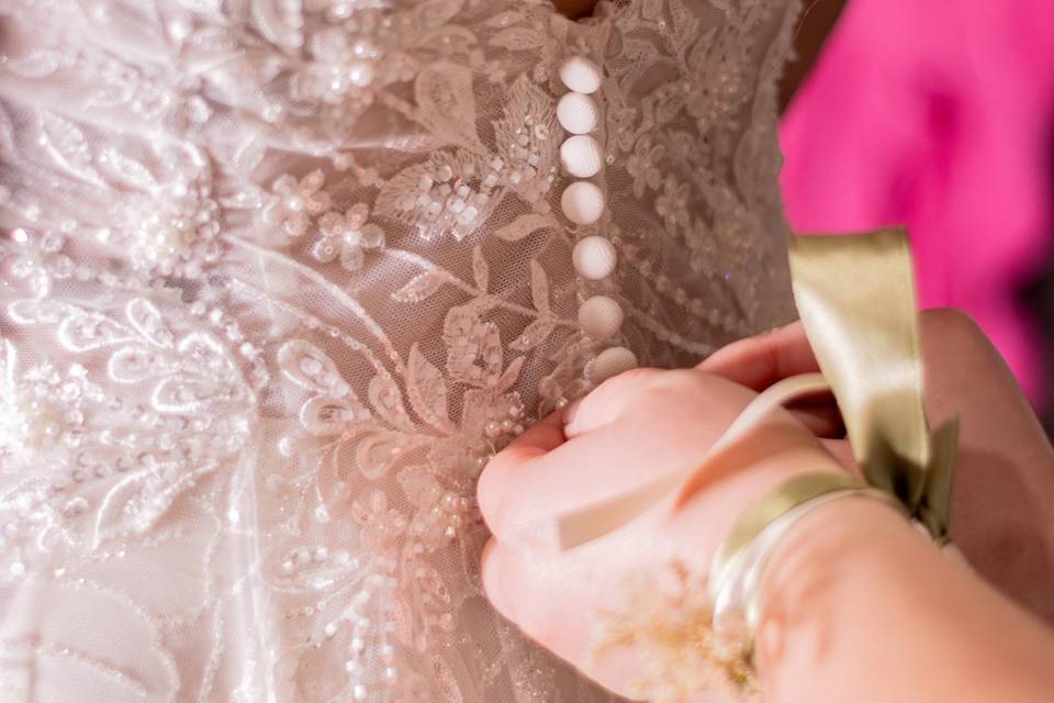 Préparatifs de la mariée