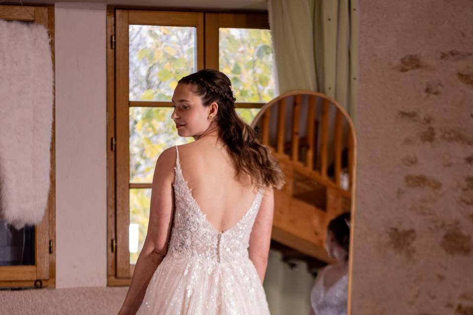 Préparatifs de la mariée