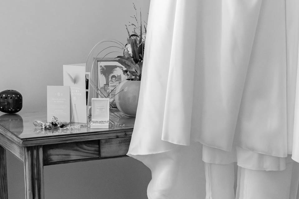 Préparatifs de la mariée