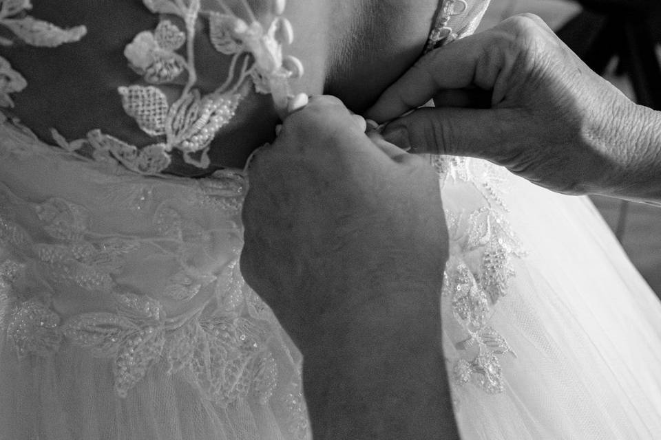 Préparatifs de la mariée