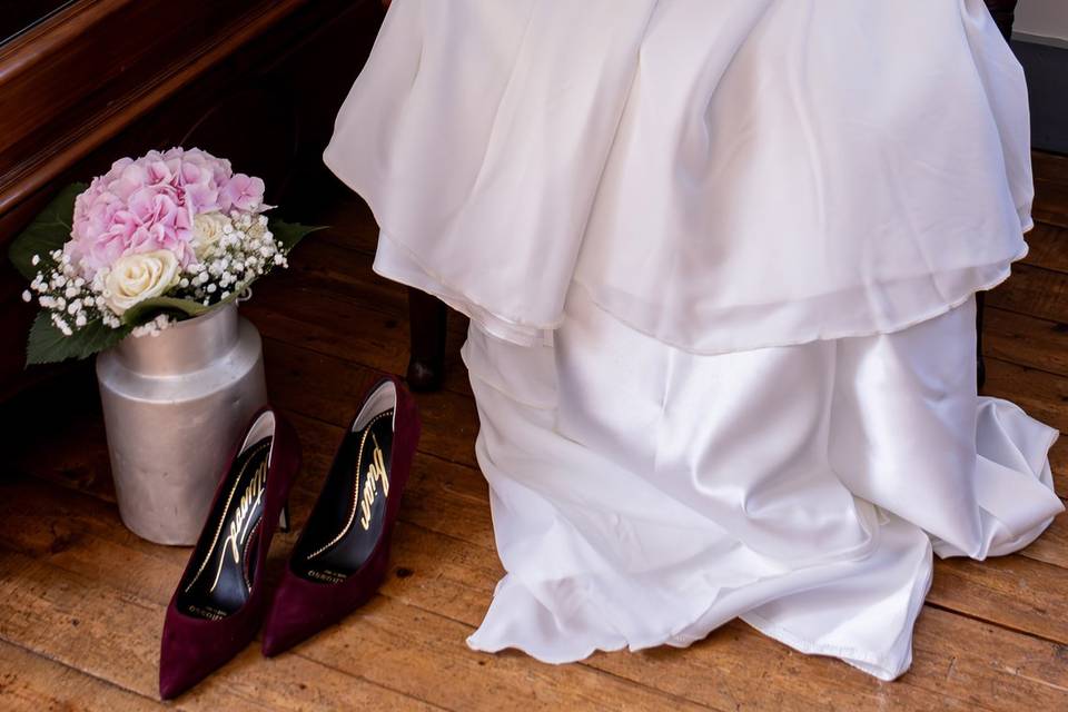 Préparatifs de la mariée