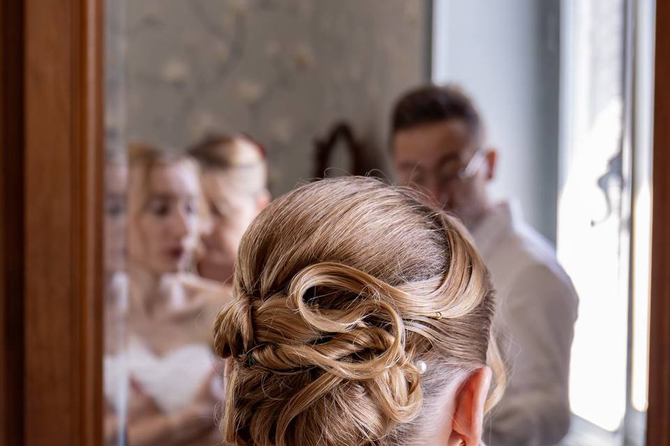 Préparatifs de la mariée