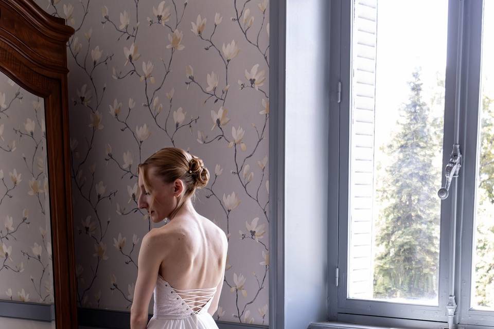 Préparatifs de la mariée