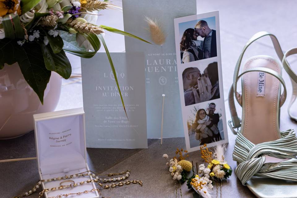 Préparatifs de la mariée