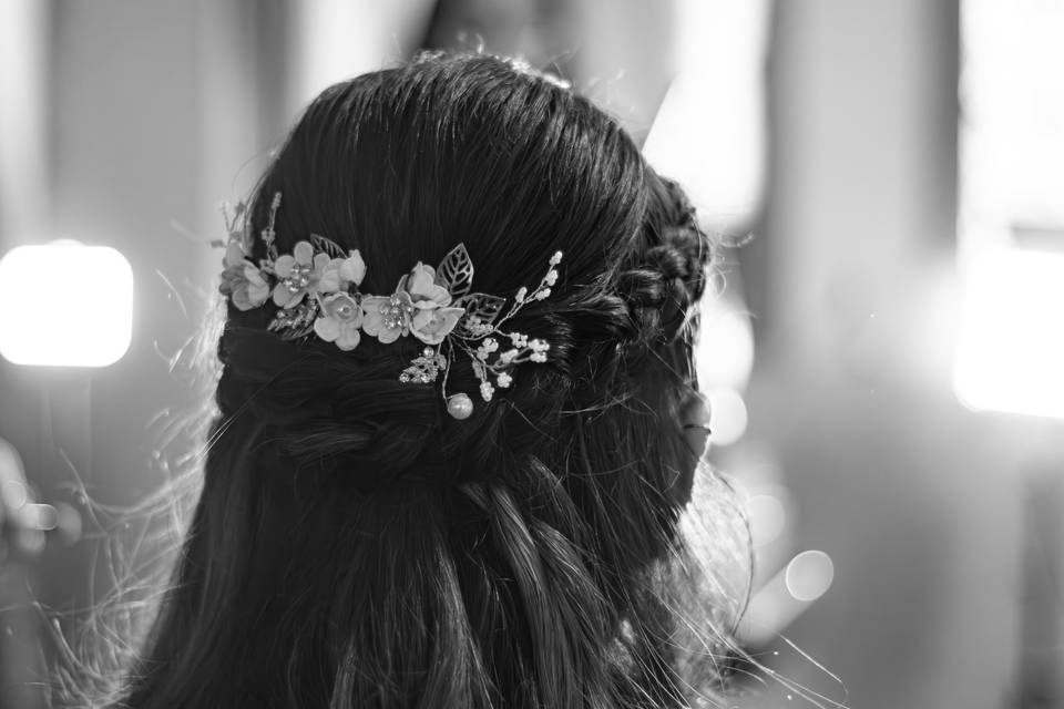Préparatifs de la mariée