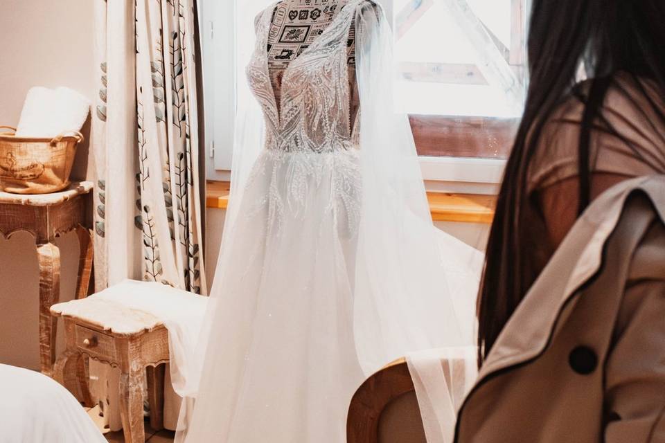 Préparatifs de la mariée
