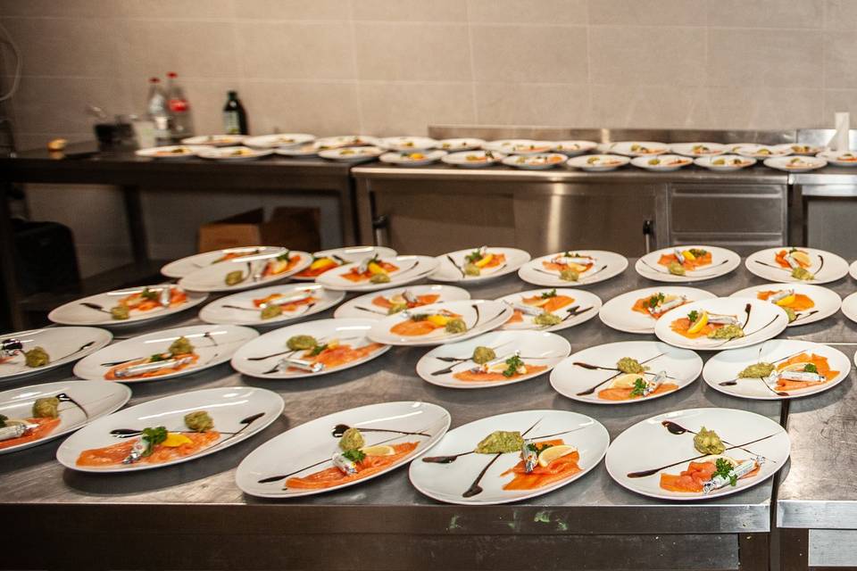 Mise en place cuisine