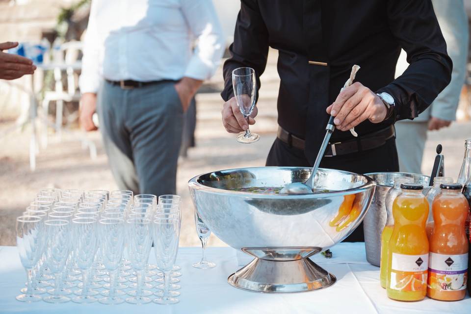 Service boisson