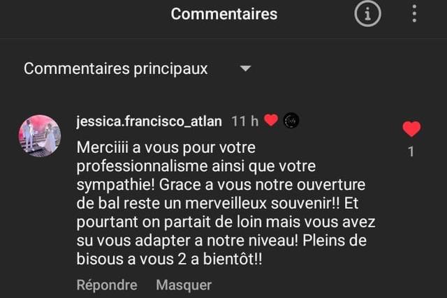 Un gentil message