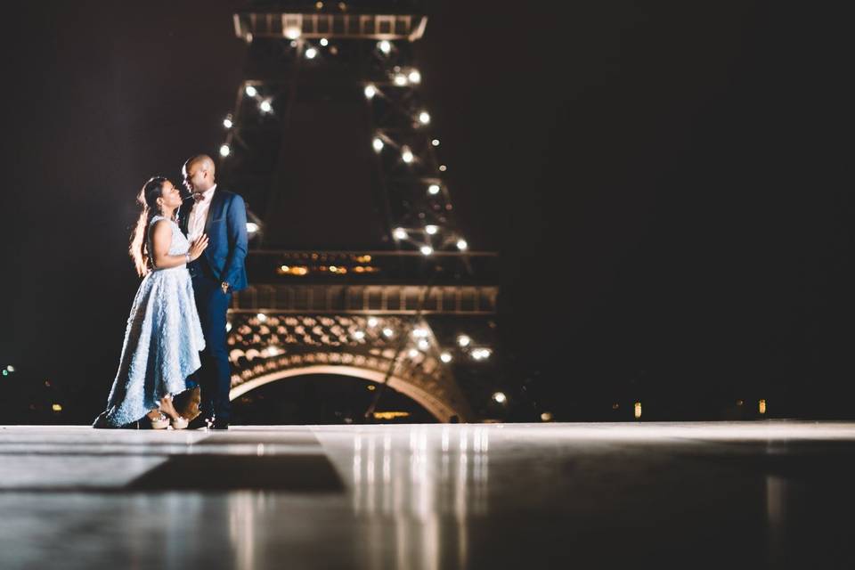 Eiffel Tower engagement
