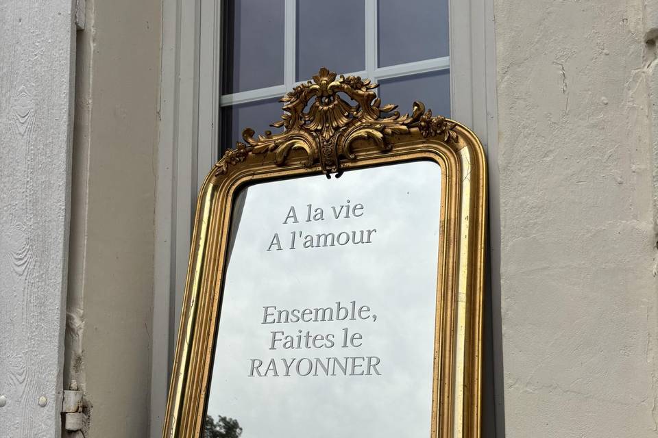 Miroir message