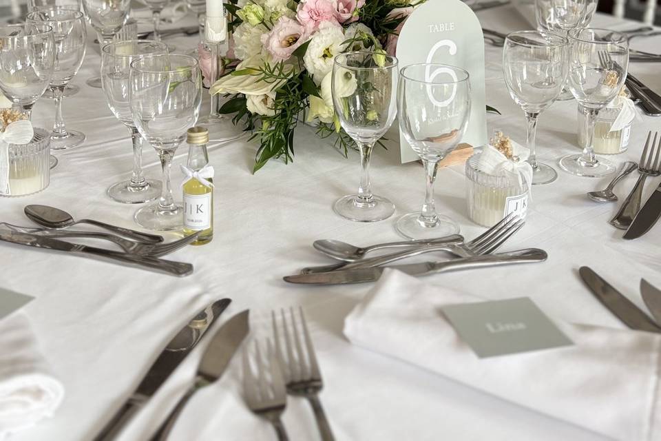 Table invités
