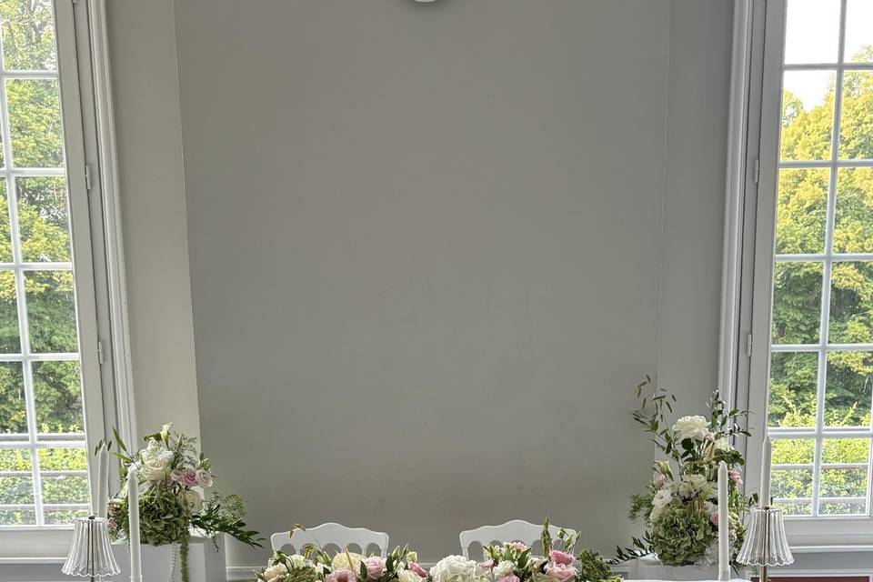 Table des mariés