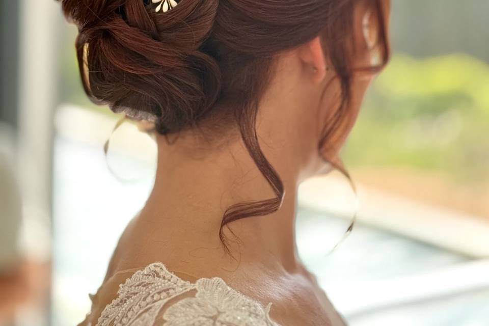 Chignon glamour
