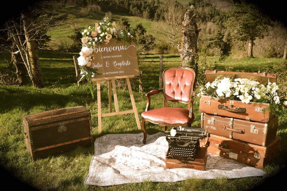 Bienvenue au mariage Vintage