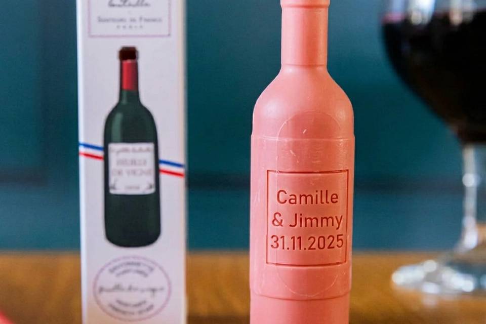 Savon bouteille de vin