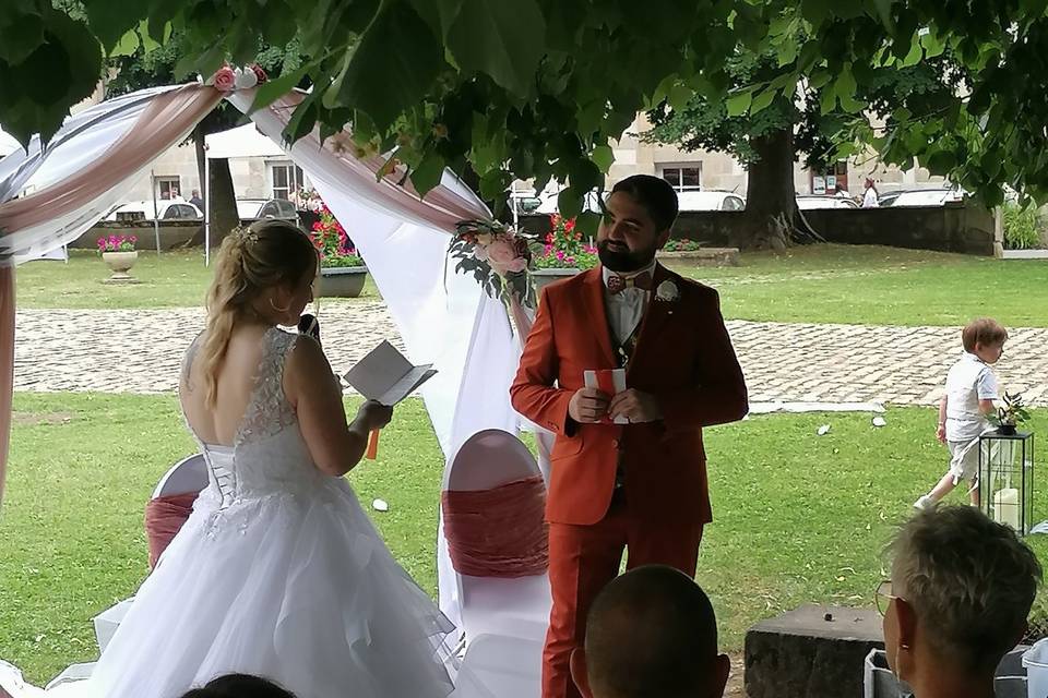 Vœux de la mariée a son chéri