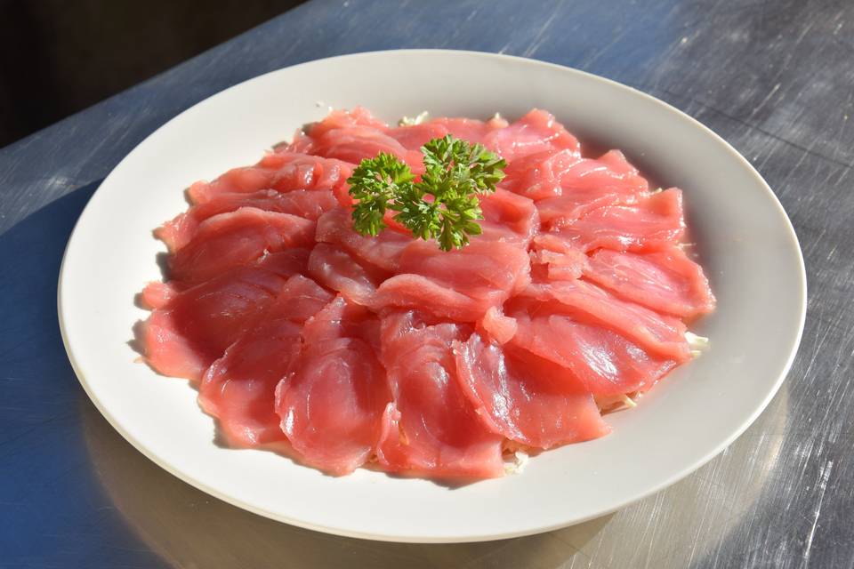 Sashimi de thon rouge