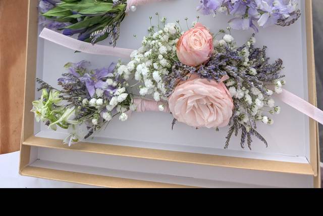 Boutonnière et bracelet