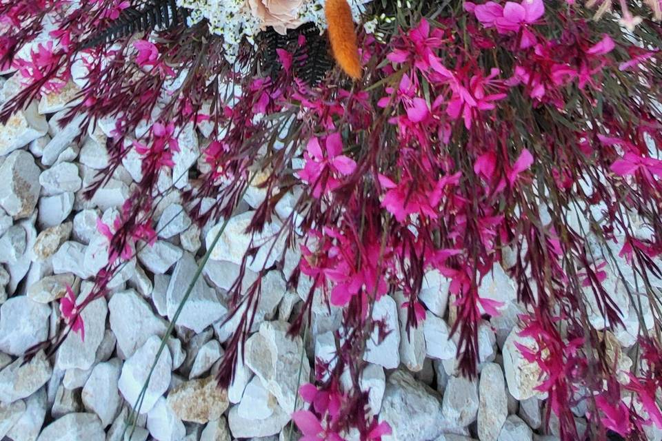 Bouquet en fleurs stabilisées