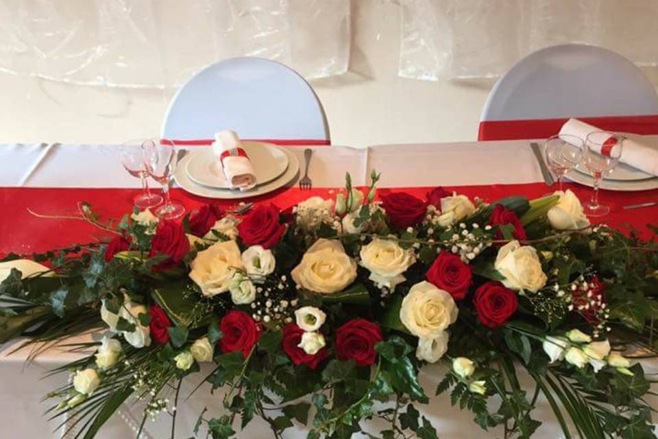 Bouquets mariée retombant