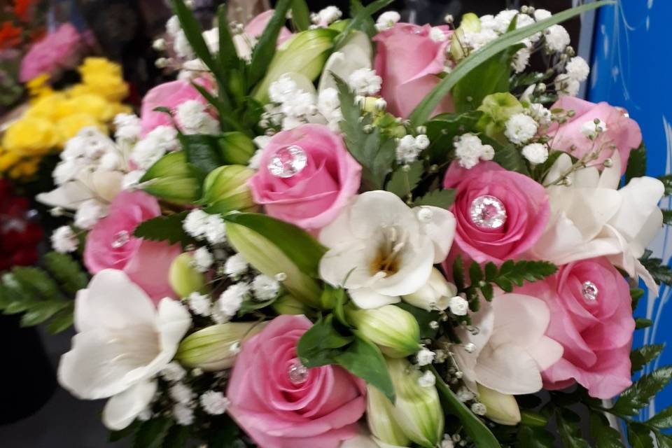 Bouquets mariée rond