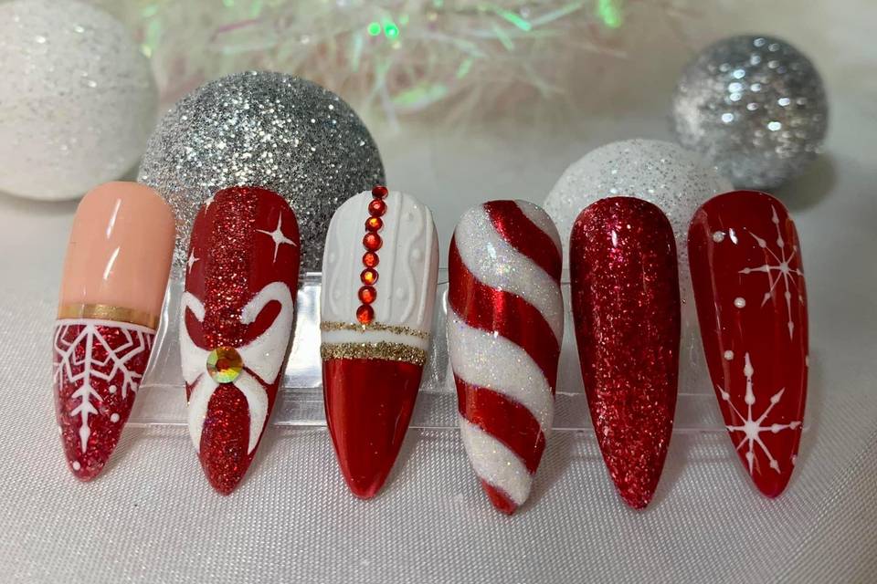 Set nail arts ‘’noël’’