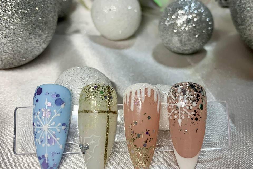 Set nail arts ‘’noël’’