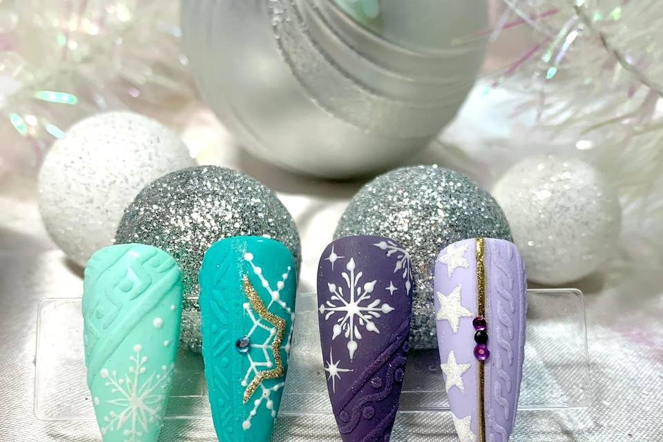 Set nail arts ‘’noël’’