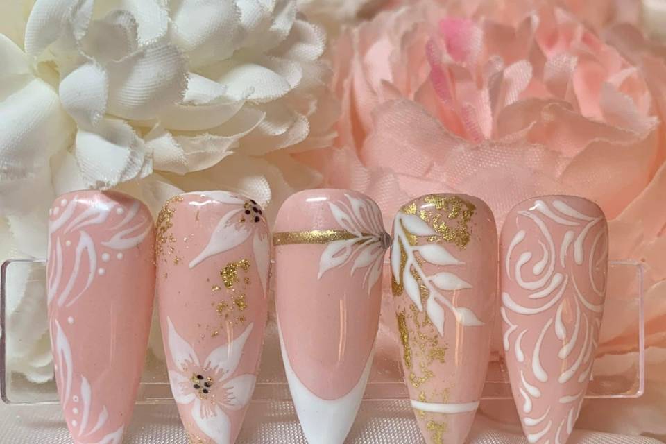 Set nail arts de mariage