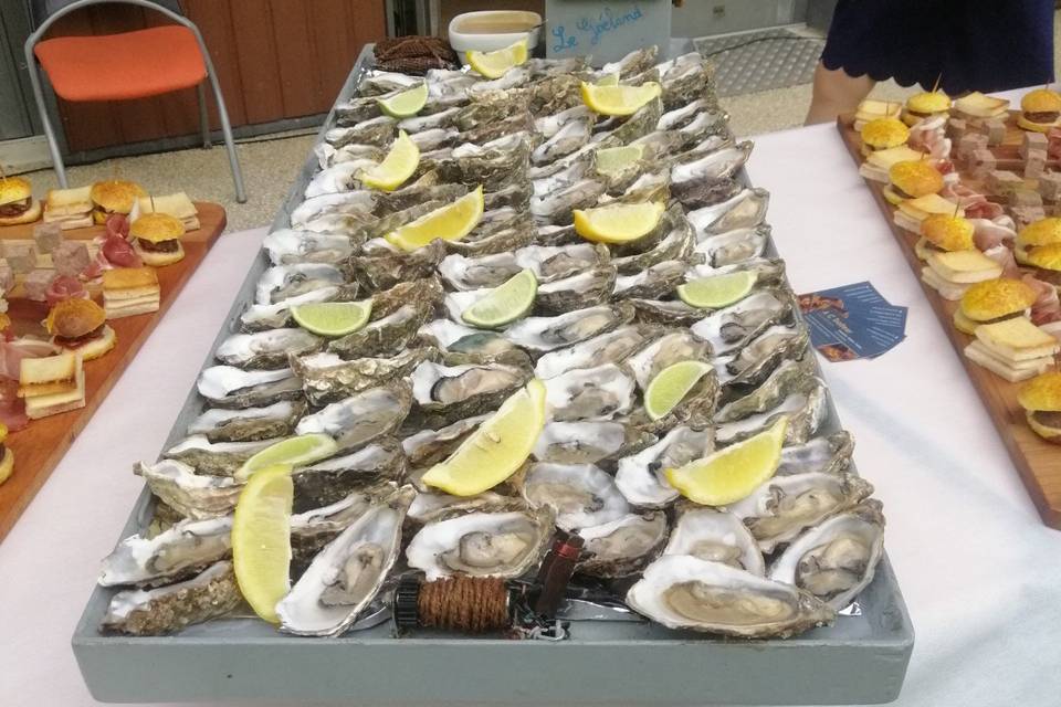 Dégustation d'huîtres