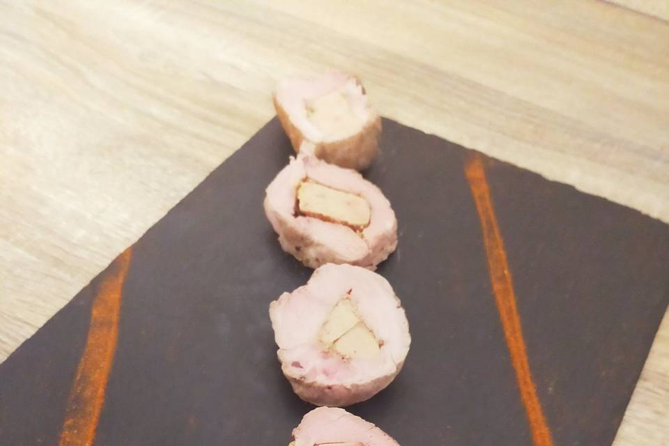 Filet mignon coeur foie gras