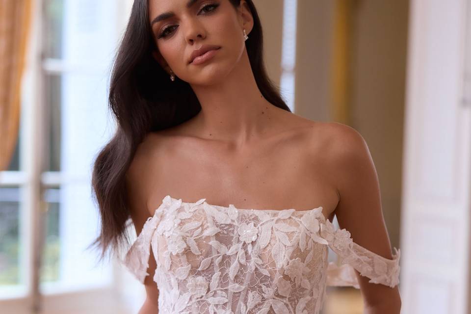 BUSTIER COL BATEAU