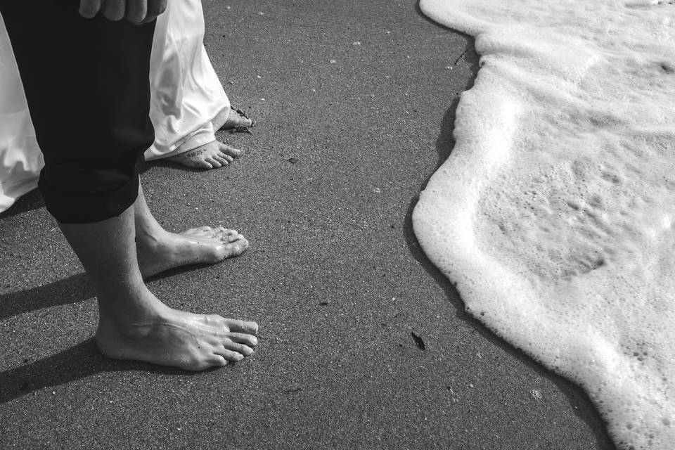 L'amour les pieds dans l'eau