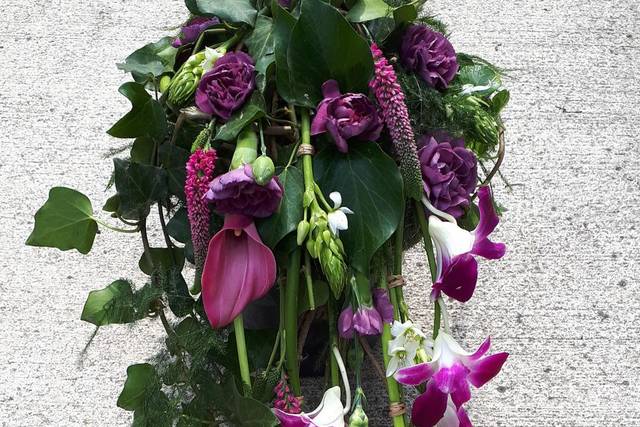 Bouquet de mariée retombant 2